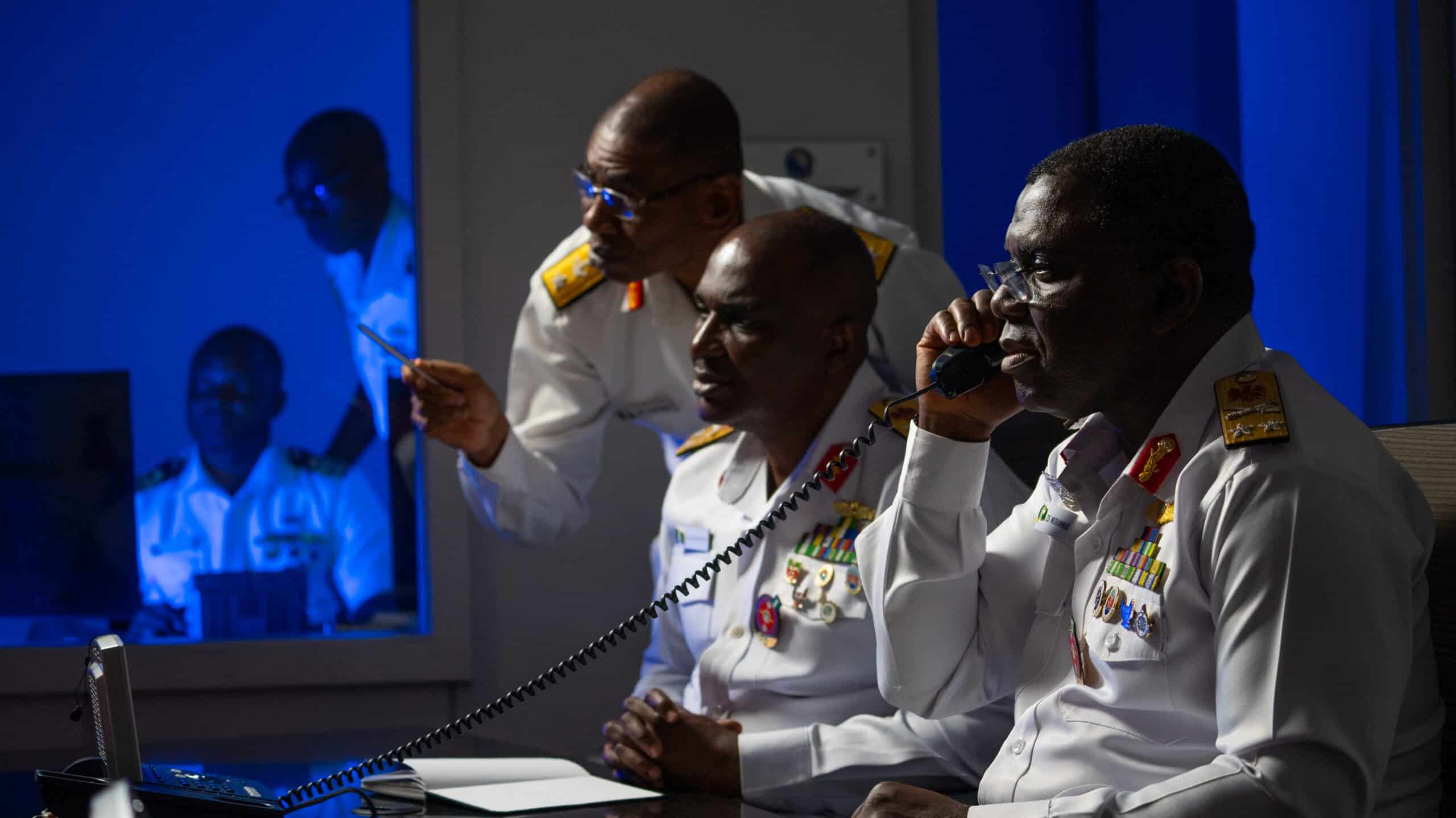 Falcon Eye main control centre monitoring on going operation