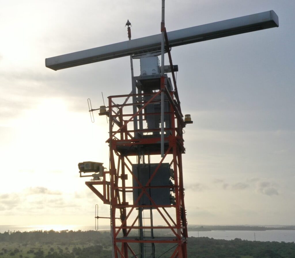 Falcon Eye sensor site at Tarkwa Bay, Lagos