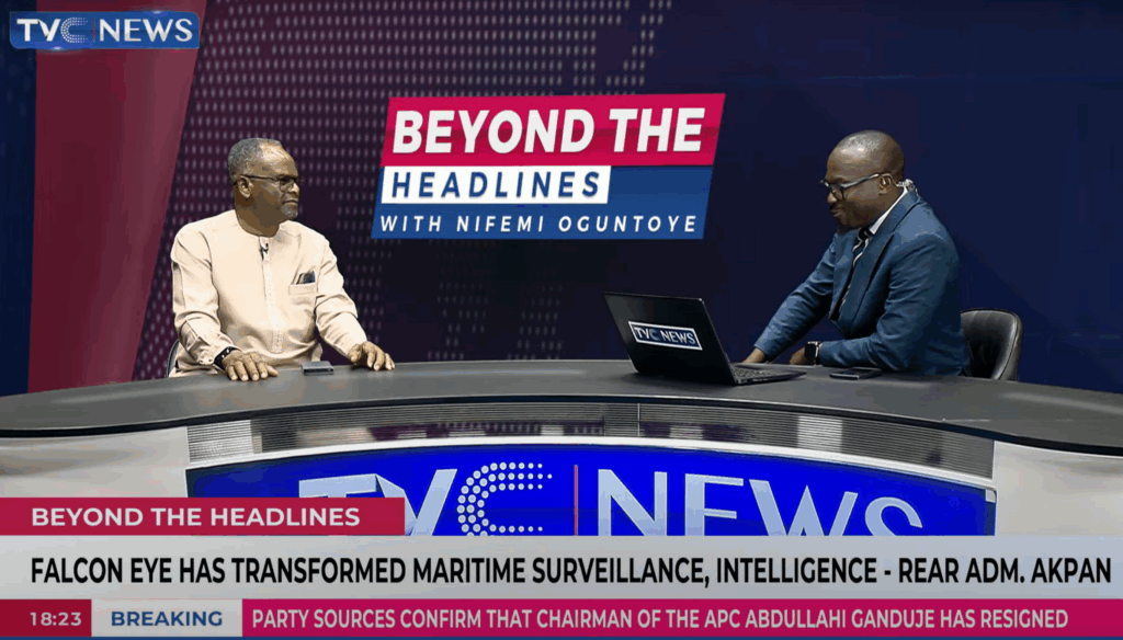 Admiral Francis Akpan Retired interview on TVC News on Maritime Security